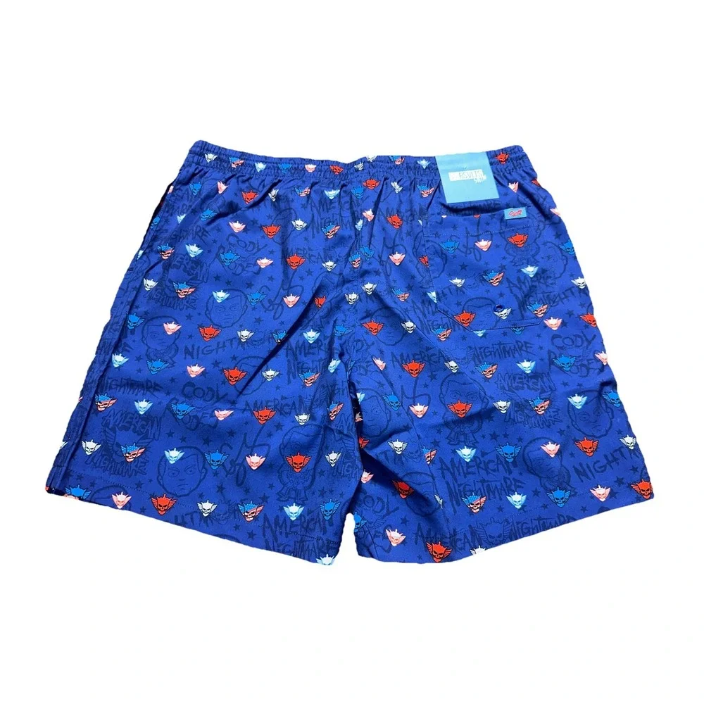 RSVLTS Swim Shorts Men's American Nightmare WWE Rhode Rage Shorts Large